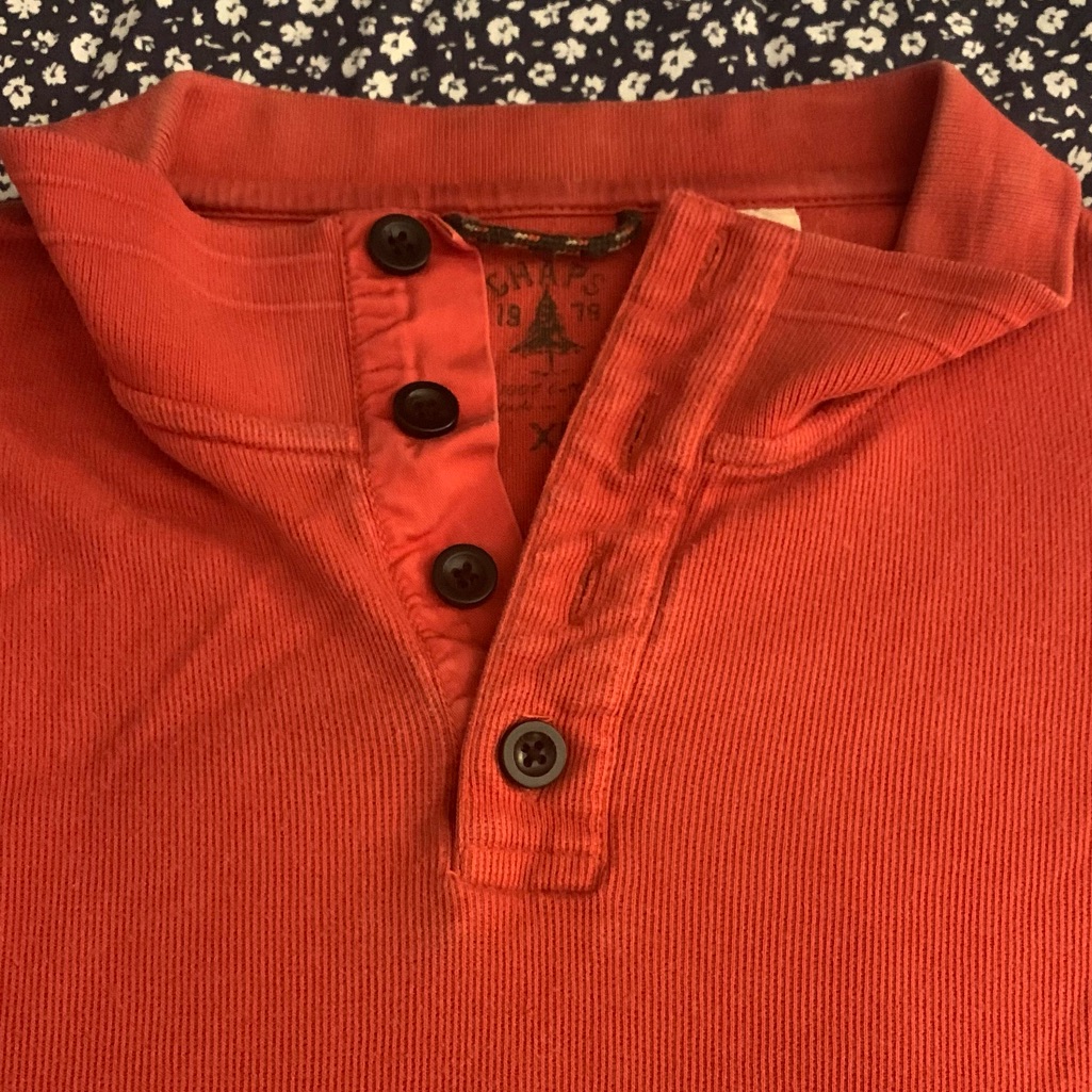 Chaps Ls 4 Button Jersey